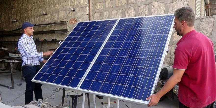 İdlibli mühendis güneş panellerinin verimliliğini artırdı