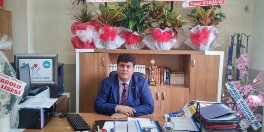 İmam hatip ortaokulunda ‘öğretmen’ konulu yarışma