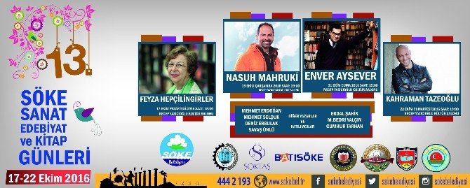 Söke’de sanat, edebiyat ve kitap dolu günler başlıyor