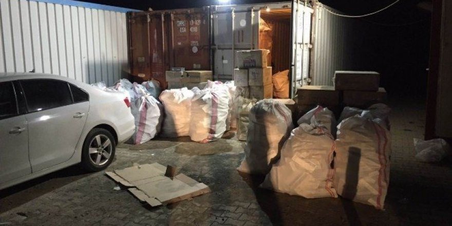 Van’da 102 bin paket kaçak sigara ele geçirildi