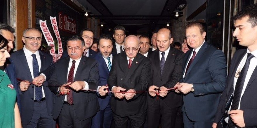 Trabzon’da iş yeri açılışına katıldılar