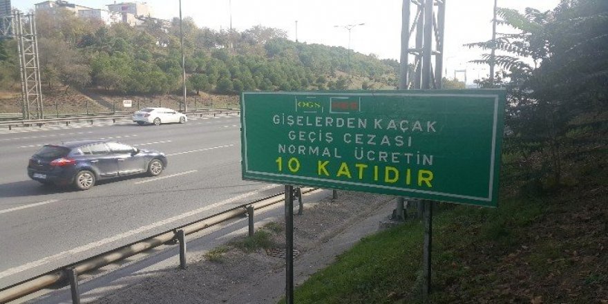 FSM Köprüsü’nden kaçak geçişin cezası “500 lira”