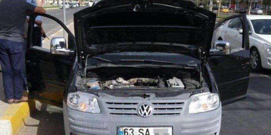 Aranan otomobil Diyarbakır’da ele geçirildi