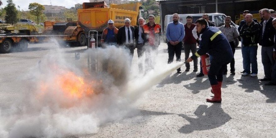 Personele yangın eğitimi
