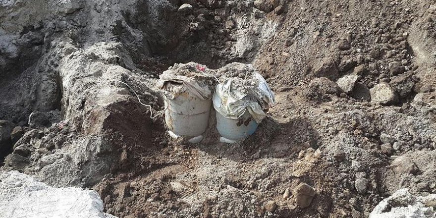 Tunceli'de el yapımı patlayıcı imha edildi