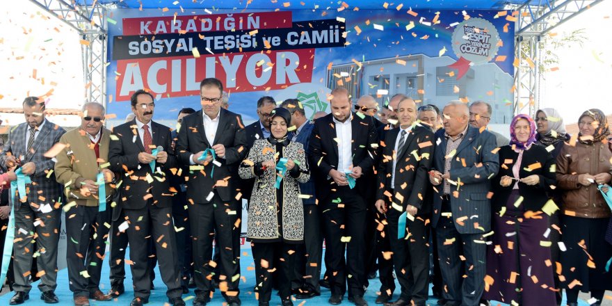 Karadiğin’e sosyal tesis ve cami