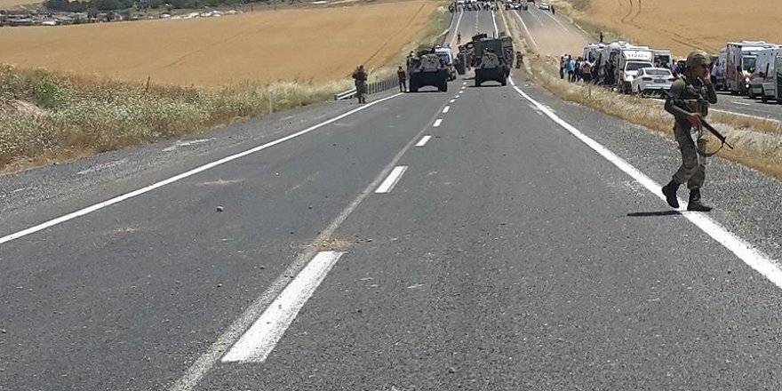 Teröristlerce yola tuzaklanan patlayıcı imha edildi