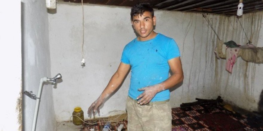 Kahraman komşu büyük zararı önledi