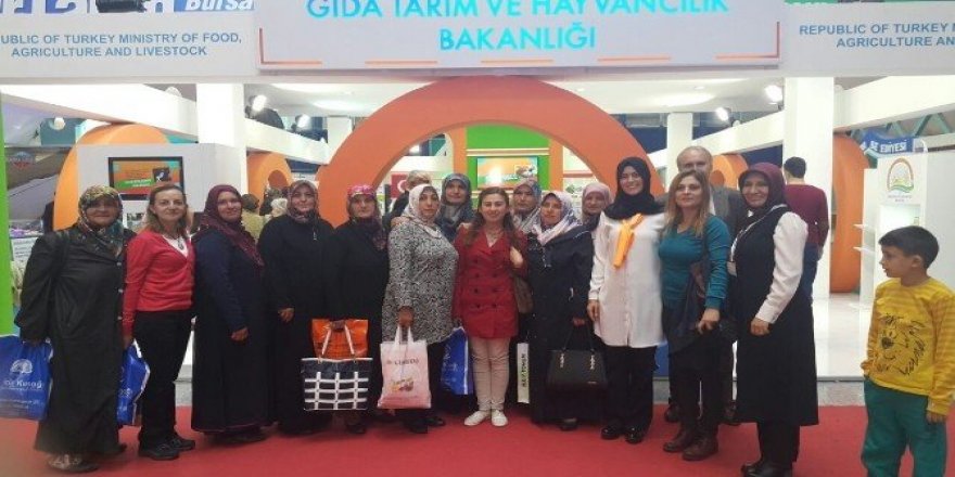 Bilecikli kadın çiftçiler tarım fuarında
