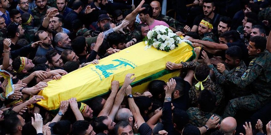 Hizbullah komutanı Hamadi'nin cenazesi toprağa verildi