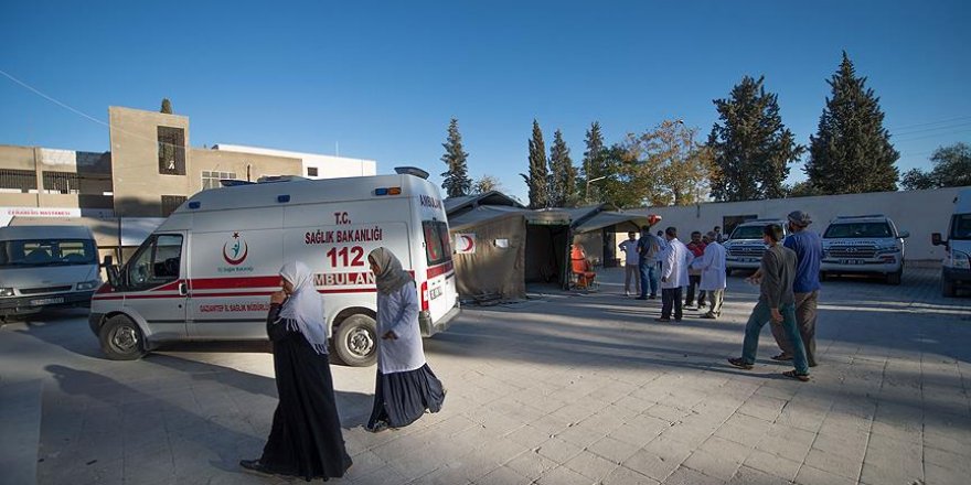Cerablus'ta nüfusun yarısı kadar poliklinik hizmeti verildi