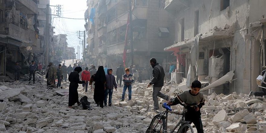 Halep'te bombardıman: 42 ölü, 82 yaralı