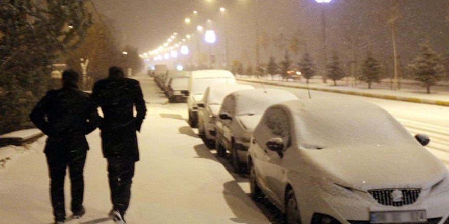 Erzurum beyaza büründü