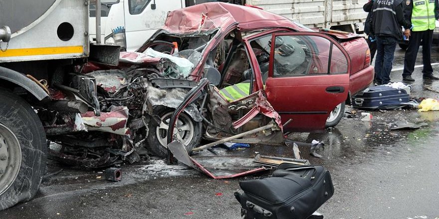 Trafik kazaları 10 yılda 43 bin 582 can aldı