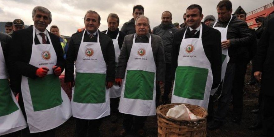34 Milyon tohum toprakla buluştu