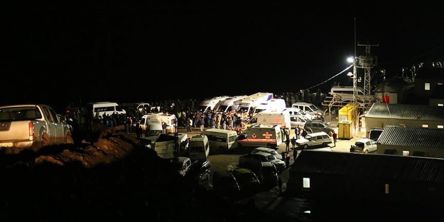Siirt'te maden ocağında heyelan