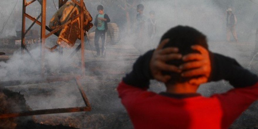 Kül olan eşyalarına son bakış