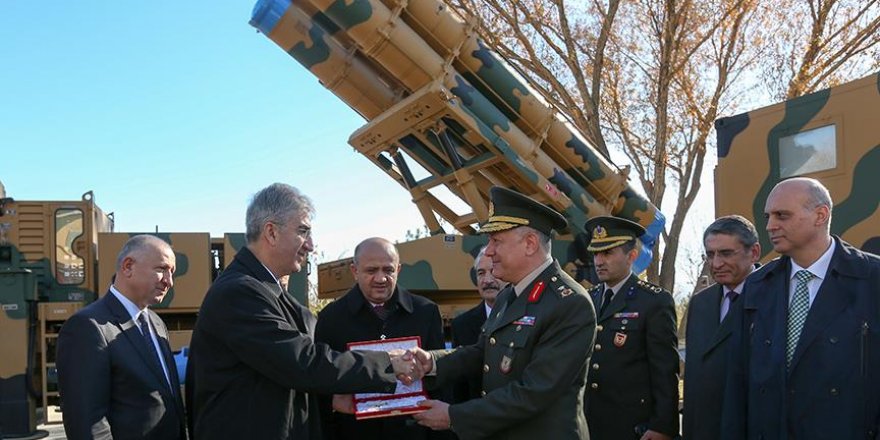 Milli füze sistemi 'Kasırga'da TSK'ya ilk teslimat