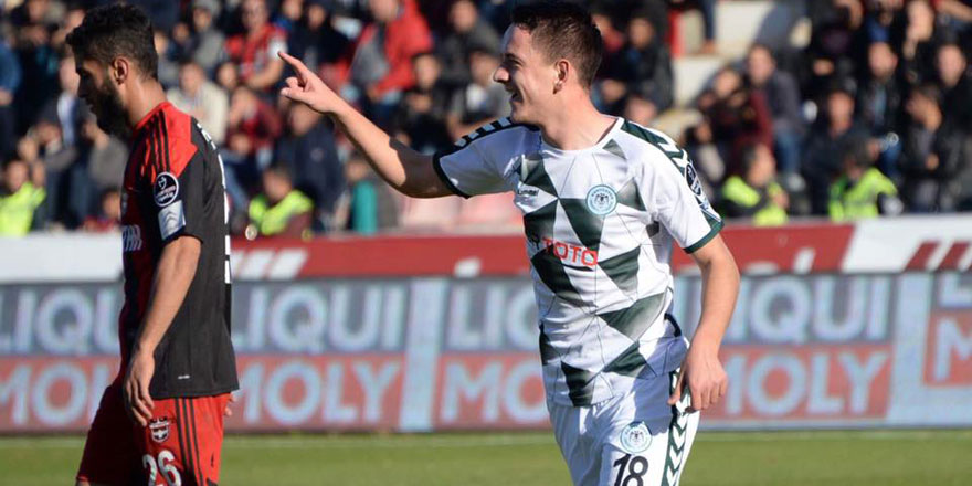 Konyaspor'un genç oyuncusu Amir ilk golünü attı