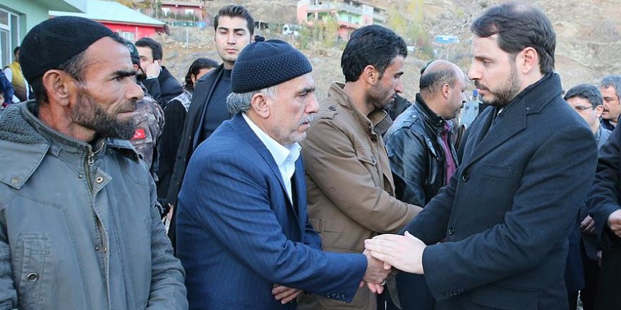 Bakan Albayrak Siirt'teki maden faciası bölgesinde