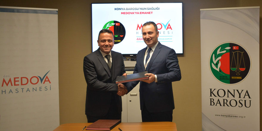 Medova Hastanesi ve Konya Barosu arasında protokol