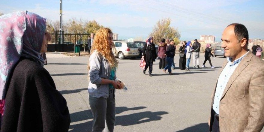 Beyşehir’de ilginç KPSS manzaraları
