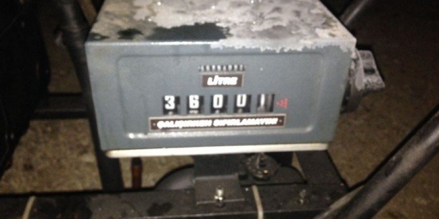 Van’da motorin kaçakçılığı