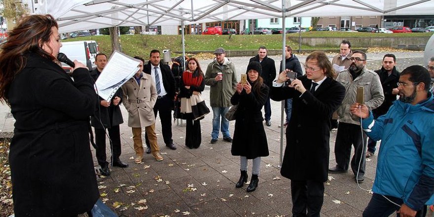 NSU terör örgütü Köln'de protesto edildi