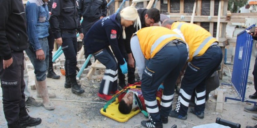 Konya'da iş kazası! İlk müdahale polislerden