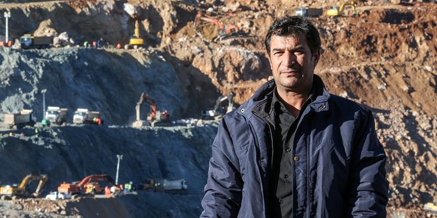 Toprak altında kalmaktan son anda kurtuldu