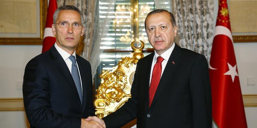 Cumhurbaşkanı Erdoğan NATO Genel Sekreterini kabul etti