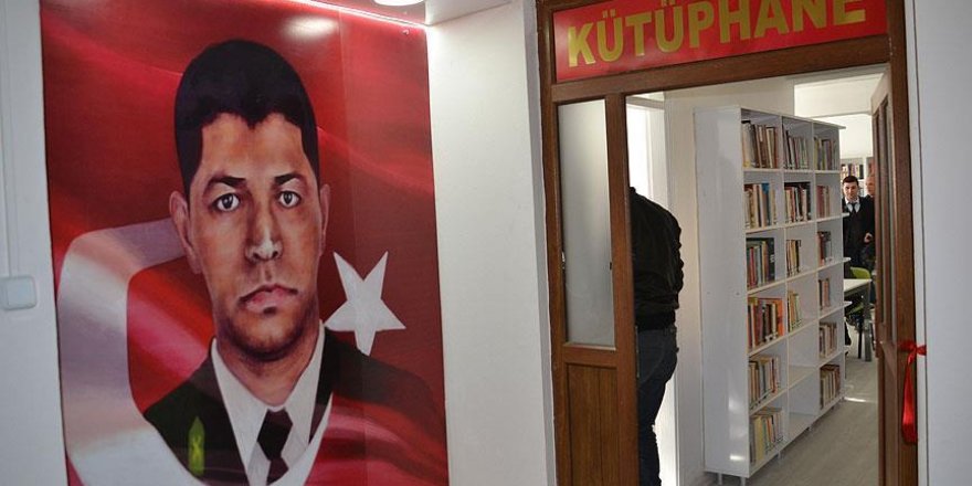 Andırın'ın tek kütüphanesine şehit Halisdemir'in ismi verildi