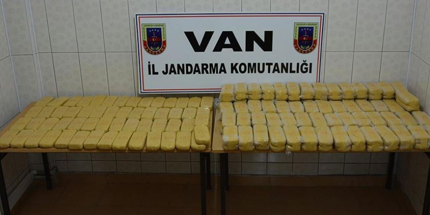 Van'da 103 kilogram eroin ele geçirildi