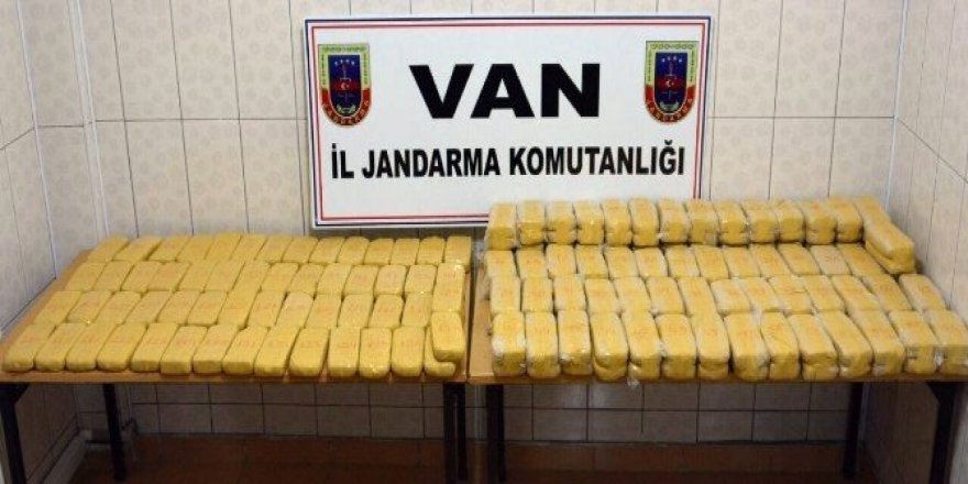 Van’da 8 milyonluk uyuşturucu ele geçirildi