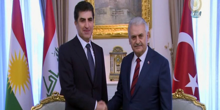 Başbakan Yıldırım Neçirvan Barzani ile bir araya geldi