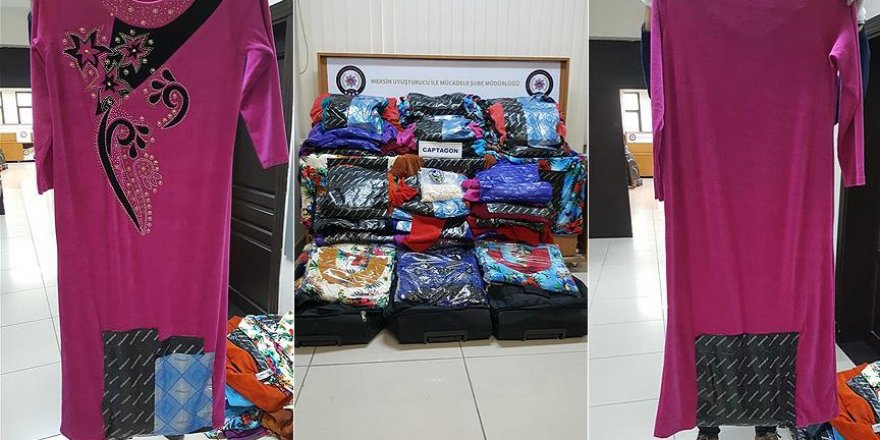 Uyuşturucu hapları kıyafetlere gizlemişler