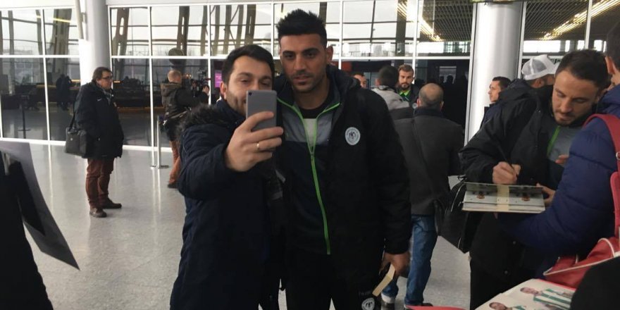Atiker Konyaspor kafilesi Lviv'de