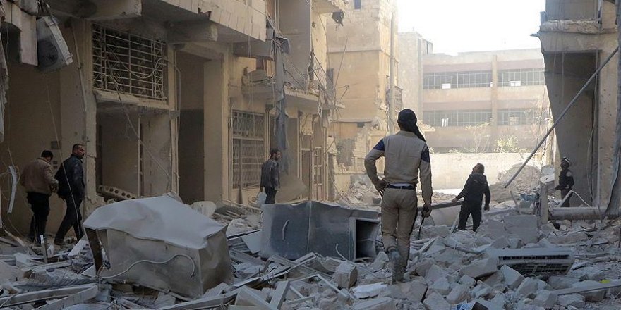 Halep'te yerleşim yerine saldırı: 15 ölü, 50 yaralı
