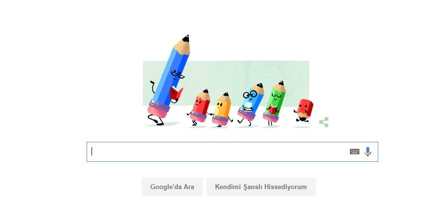 Google, 24 Kasım Öğretmenler Günü'nü kutladı