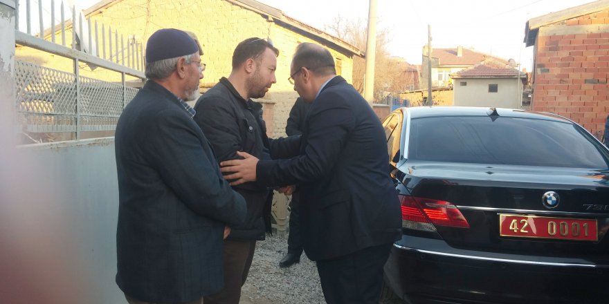 Vali Canbolat şehit Kaymakamın ailesini ziyaret etti