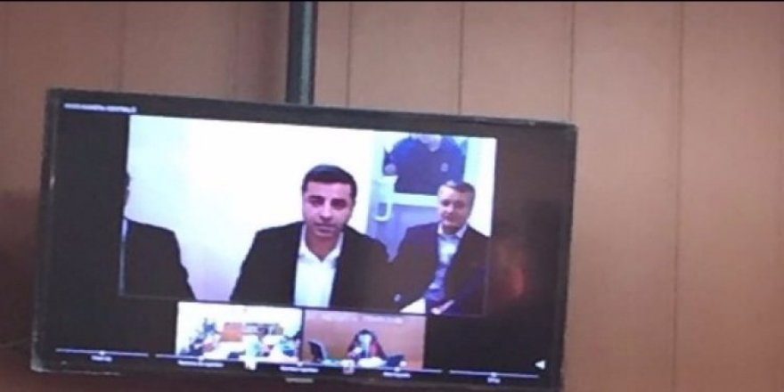 Demirtaş teröre destek suçundan hakim karşısında