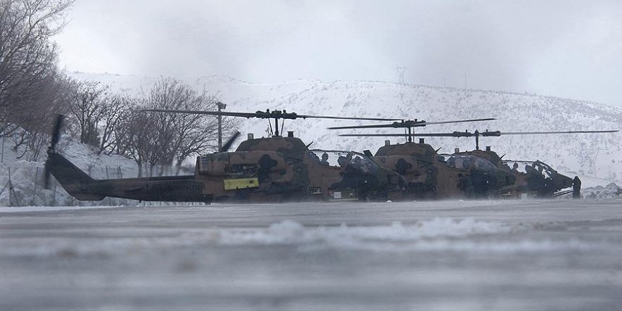 Tunceli'de teröristlerin kış üslenmesine operasyon