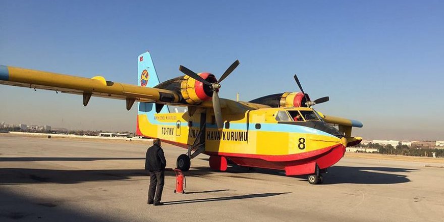 THK, İsrail'deki yangına 3 uçakla müdahale ediyor