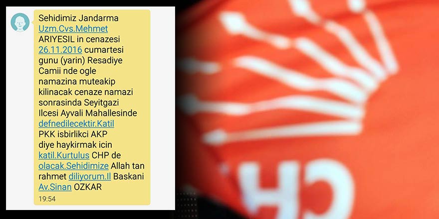 CHP'den şehit cenazesi için çirkin hazırlık
