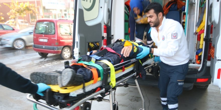 Konya'da trafik kazası: 1 yaralı