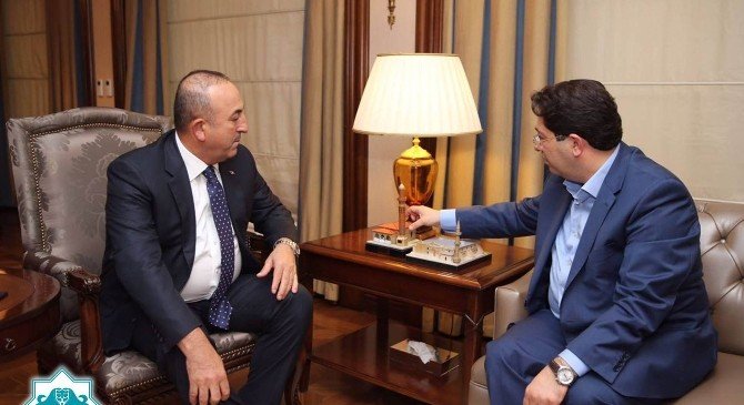Başkan Yazgı, Dışişleri Bakanı Çavuşoğlu’nu makamında ziyaret etti
