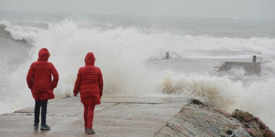 Meteorolojiden 'denizlerde fırtına' uyarısı
