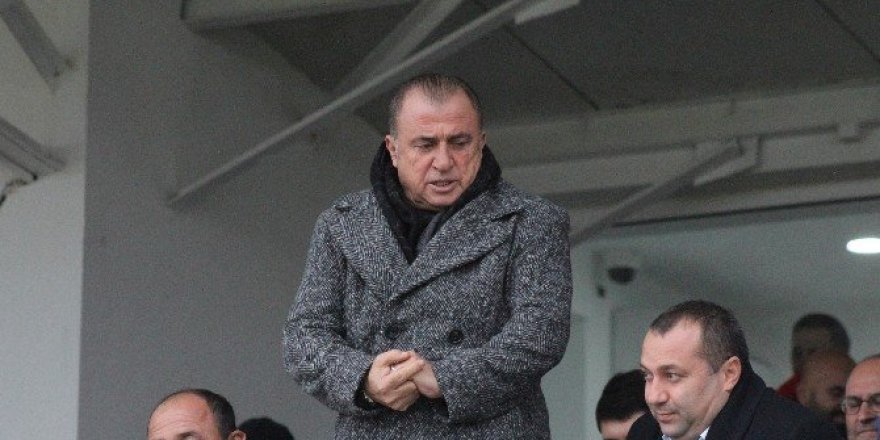 Fatih Terim, Ziraat Türkiye Kupası maçını izledi