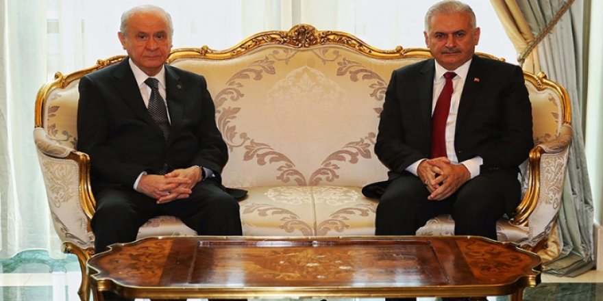 Başbakan Yıldırım-Bahçeli görüşmesi başladı