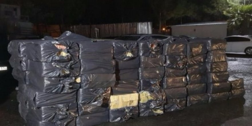 115 bin 500 paket kaçak sigara yakalandı